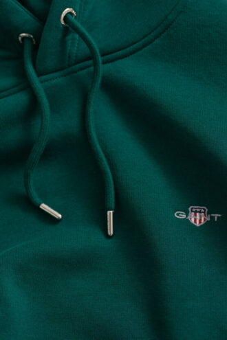 Hoodie med sköldmotiv