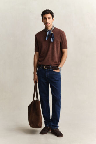Jeans i regular fit med ren tvätt