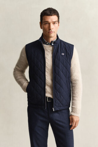 Quiltad Windcheater-vest