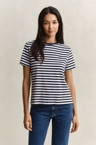 Randig Shield-T-shirt