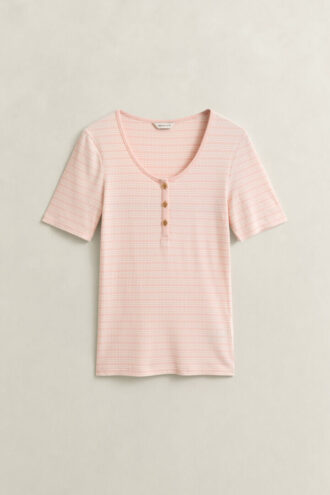 Ribbad Henley-toppar
