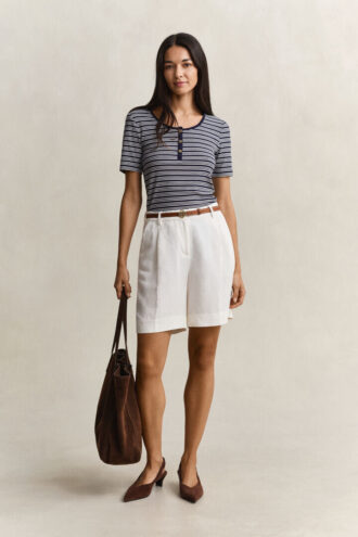 Ribbad Henley-toppar