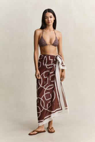 Sarong med monogram