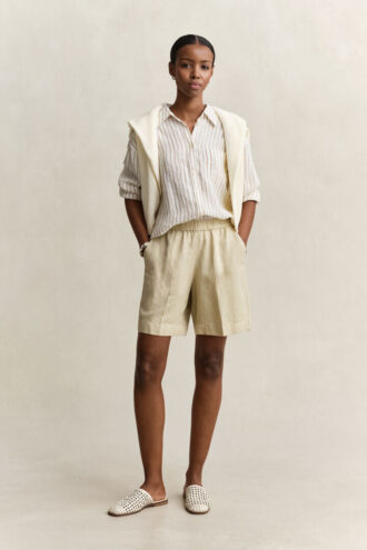Shorts i linneblandning