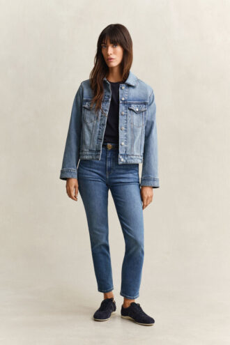 Smal croppade Jeans
