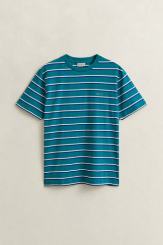 T-shirt med flera ränder