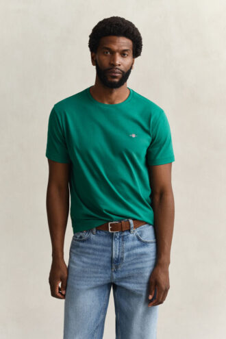 T-shirt med Shield-tryck i normal passform
